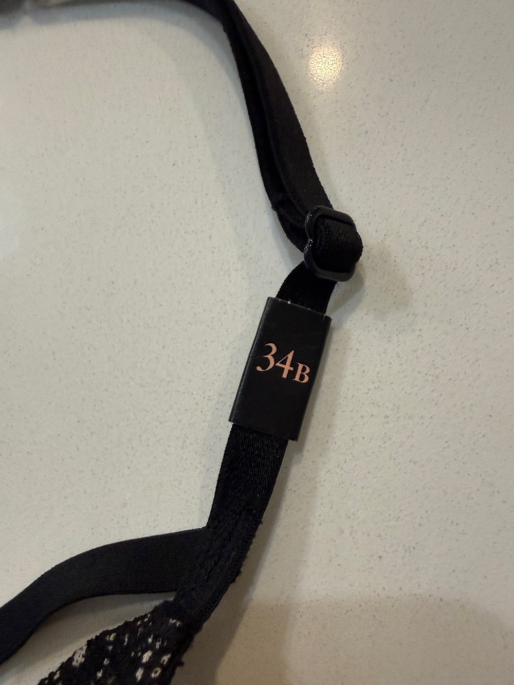 Victoria’s Secret Very Sexy Black Unlined Demi Lace Racerback Bra | Size 34B - Picture 3 of 8